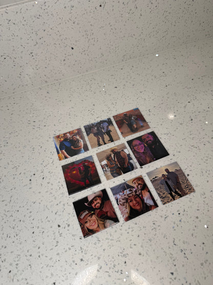 Custom 2x2 Photo Magnets - Set of 9